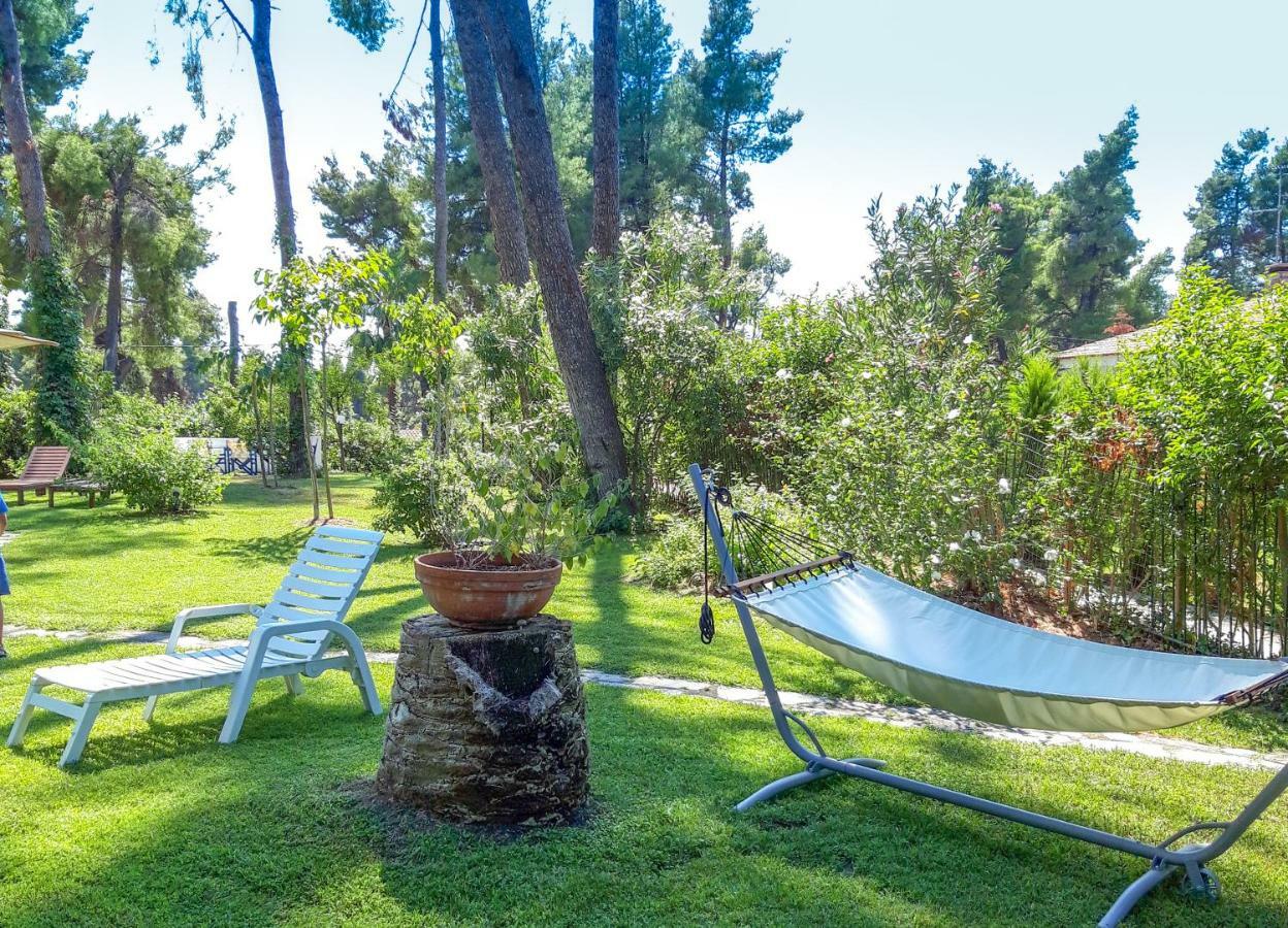 Villa Aurora In Sani With Garden And Pool Экстерьер фото